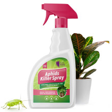 Aphids Killer Spray 500ml – Insecticidal Soap Spray for Plants – Kills Greenfly, Blackfly, Whiteflies, Fungus Gnats and Other Pests – Ideal for