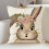 Easter Bunny Throw Pillow Cover 18x18 Inch 2