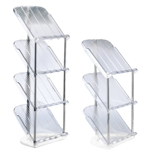 Shoe Rack Sloping 4-Layer Free-Standing Stackable 1