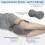 Orthopedic Pillow Between Knees Cooling for Side Sleeping Memory Foam Wedge Support 2