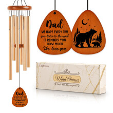 Leebbsin Gift for Dad, 36" Wind Chimes for Dad, Best Dads Birthday Gifts