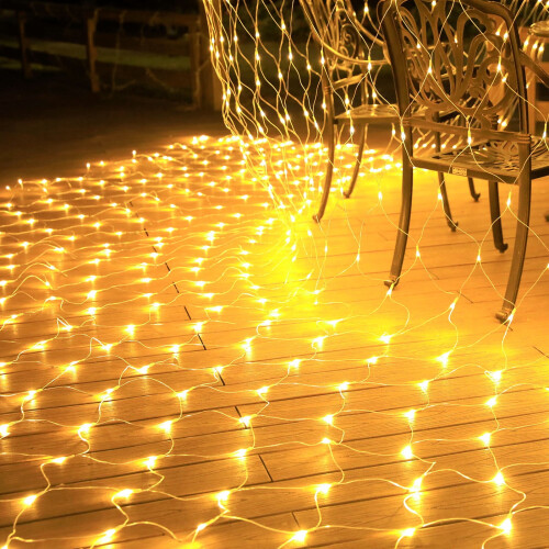 Julnätbelysning Varmvit 200 LED 2,7 m x 1,8 m 2