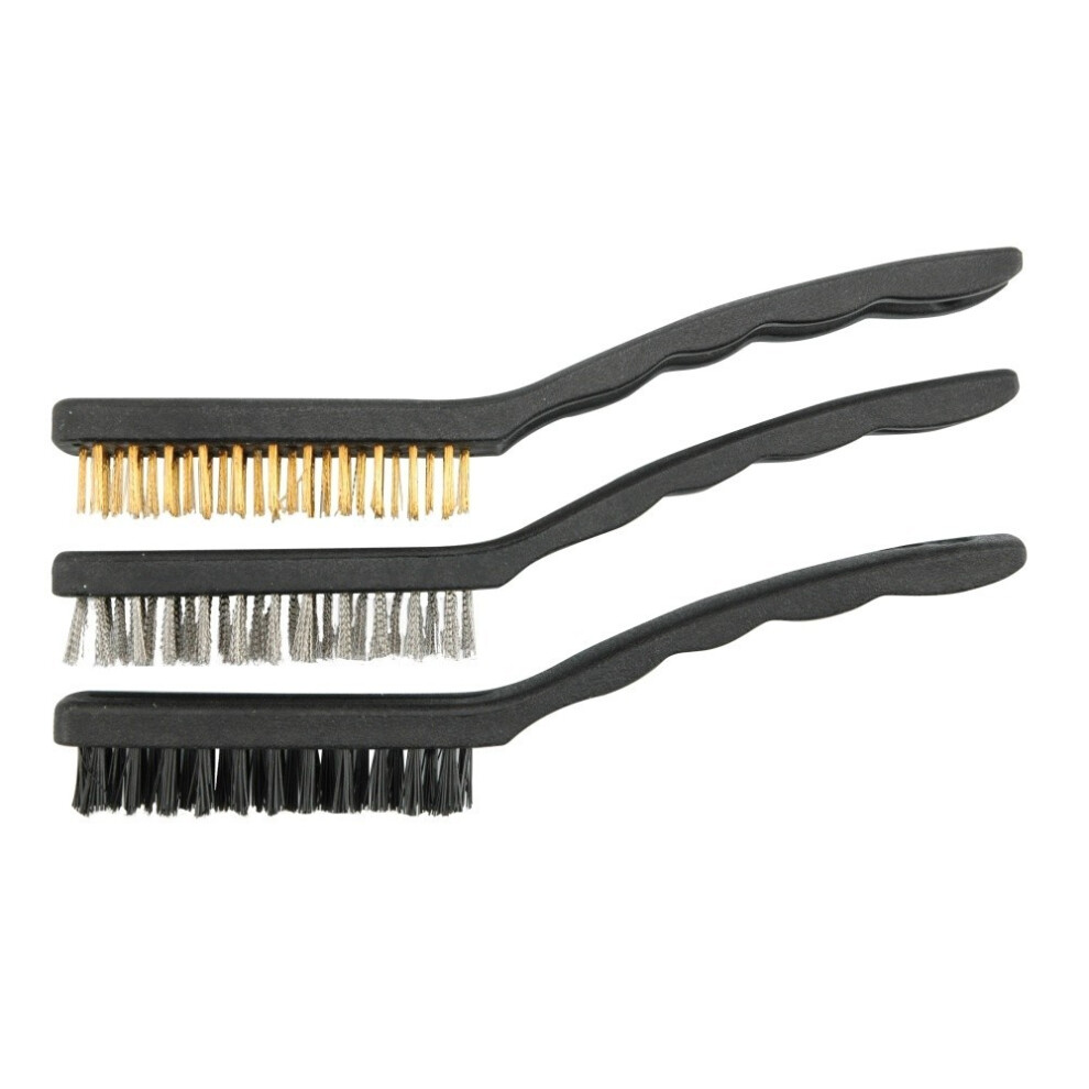 Vorel Schwarz Bürstensatz Bürsten: Messing-Stahl-Nylon 3-Tlg. +230Mm - Image 4