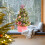 Mini Desktop Christmas Tree with LED Lights Pink 17.7in 4