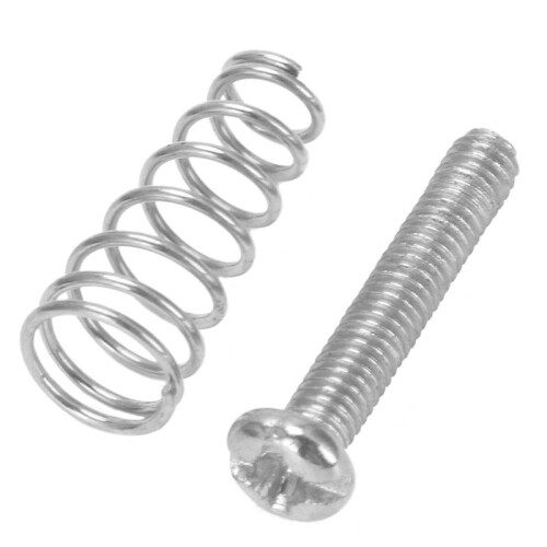 24 Pcs Electric Guitar Tremolo Bridge String Saddles Mount Adjust Conical Spring and Screws Silver 1