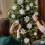 Christmas Tree Decorations White Snowflake Ornaments 12 pcs 4