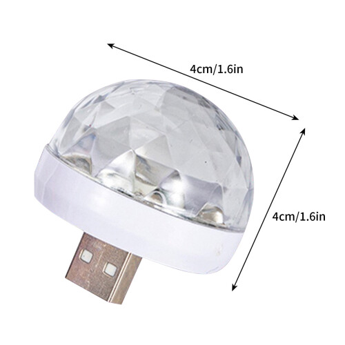 Car LED decorative lights voice-controlled mini indoor 2