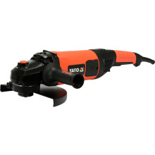 Esmerilhadeira angular 2800W - Yato - 230 mm - 6600 rpm - Punho rotativo - Partida suave - Cabo de 3 m