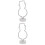 Christmas Snowman LED Lamp Indoor Decorative Light 2 pcs 4