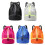 Black drawstring sports backpack water-resistant 1 pack 2