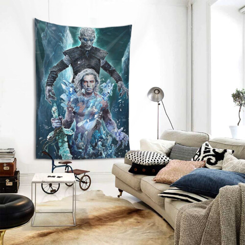Jon Snow tapestry wall hanging for bedroom decor 80x60 1