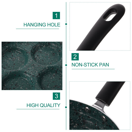 Omelette Pan Non-stick 4-Hole Skillet 2