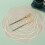 Set de table rond creux en vinyle rose doré (2 pièces) 5