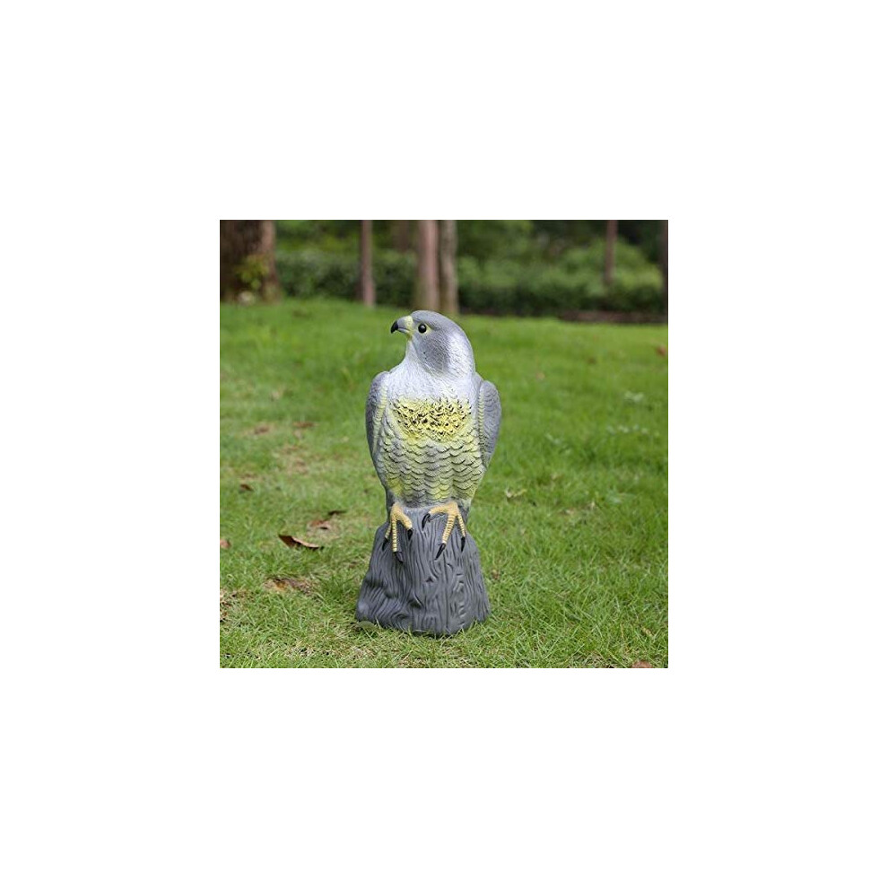 Garden Mile Realistic Life-Like Falcon Decoy Bird Deterrent Repellent Scarecrow For Pest Control Protecting Garden Against Predators Plastic Hawk Bi 5001735567177