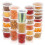 Disposable Plastic Soup Containers with Lids US Made 50 Pcs 4