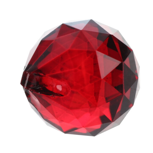 Red Crystal Ball Prism 30mm 2