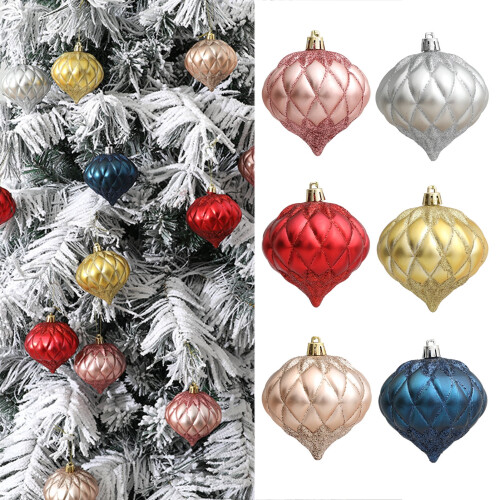 Farfi Christmas Ball Ornament Set Silver 3 pcs 2