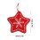 Wood Christmas Red Decorative Pendant 1 piece 4
