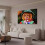 Affiche sur toile « Marionnette triste de clown » 20 x 30 cm 3