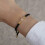Women's Initial Letter Charm Bracelet with Zirconia, 3