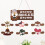 Weihnachtsbaumschmuck-Gnom-Türhänger-Holzschild mit 4