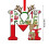 Pendentif de sapin de Noël avec 26 lettres 2