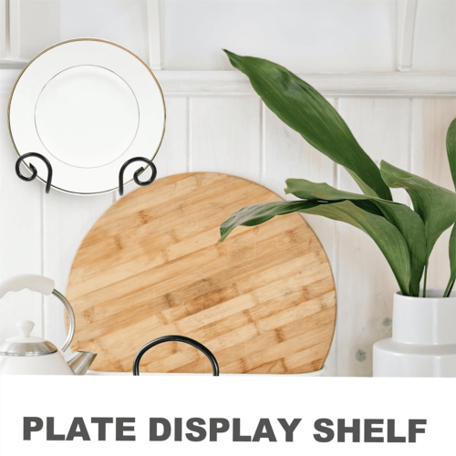 Metal Plate Display Stand for Photos or Dishes 2pcs 1