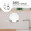 Metal Plate Display Stand for Photos or Dishes 2pcs 3