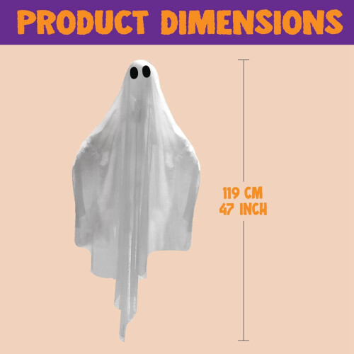 Halloween Ghost LED Light Decoration 2 pcs 47 inch 1