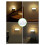 Luz noturna LED com sensor de movimento, 3000K, para armário. 2