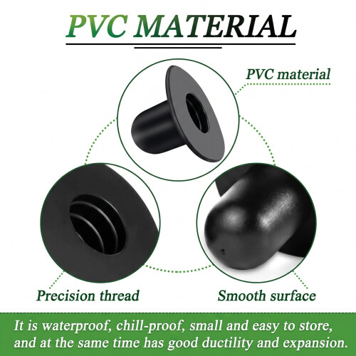 4Pcs Pool Wall Plug Replacement Parts,Swimming Pool Pump and Filter Kit,Hole Plug Stopper for Above Ground Pool Accessories,Pools Grounds Strainer Pl 2