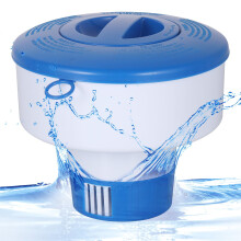 Zocipro Chlorine Dispenser for Hot Tub, 7 Inch Floating Chlorine Tablets Dispens