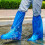 Disposable waterproof shoe covers with elastic ankle 100 pcs 6
