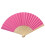 Hand Fan Silk Lace Folding Fan Solid Color 2
