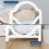 Metal Shoe Rack with Wheels White 3-Tier 7