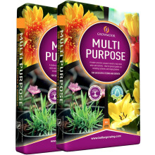 2x 60L Multi Purpose Compost, General Purpose Potting Compost for Indoor and Outdoor Plants, Flowers, Vegetables, and Containers