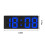 Digital Alarm Clock LED Large Display White Frame 3