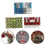 Christmas baubles shatterproof 100 pcs blue white silver 6