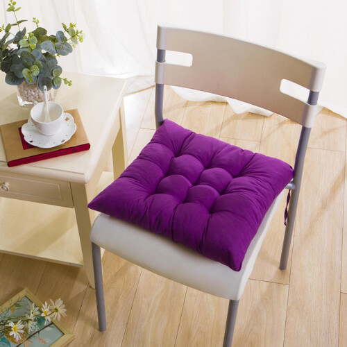 Square Chair Cushions Soft Washable 2 pcs 15.7 in 2