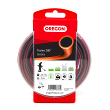 Oregon Heat Resistant 2.5mm Strimmer Line, Tackles Thick Grass, Weeds, Tough Vegetation & Brambles, Professional Heavy Duty Durable Strimmer Wire, Fi