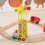 Wooden Train Track Accessory Magnetic Crane Model 2