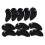 Golf Iron Head Covers Black 11-Piece Set 3