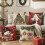 Capa de almofada de linho com o Papai Noel, 45x45 cm (18x18 polegadas) 2