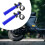 Yotijar foot rests foldable for electric scooters blue 6
