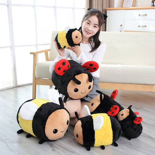 Soft Insect Plush Toy - Bee and Ladybug Stuffed Animal 1