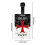 Crusader Cross Marble Luggage Tag Custom 1pc 5