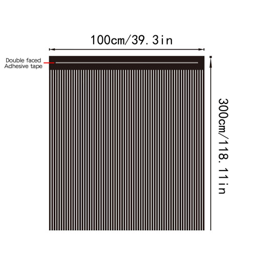 Shimmer Foil Curtains Event Decor 1 Pack 2