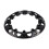 ATV wheel rim hub protector black 10 inches 2