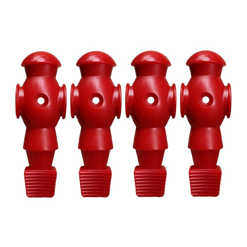 Foosball men replacement parts red 4 pieces 2