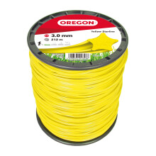 Oregon Yellow Star 3mm Strimmer Line, Trimmer Line Tackles Long Grass, Weeds, Edges & Thick Vegetation, Professional Heavy Duty Nylon Strimmer Wire,